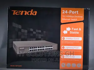 Tenda TEF1024D 24-Port 10/100 Unmanaged Switch Rack Mount