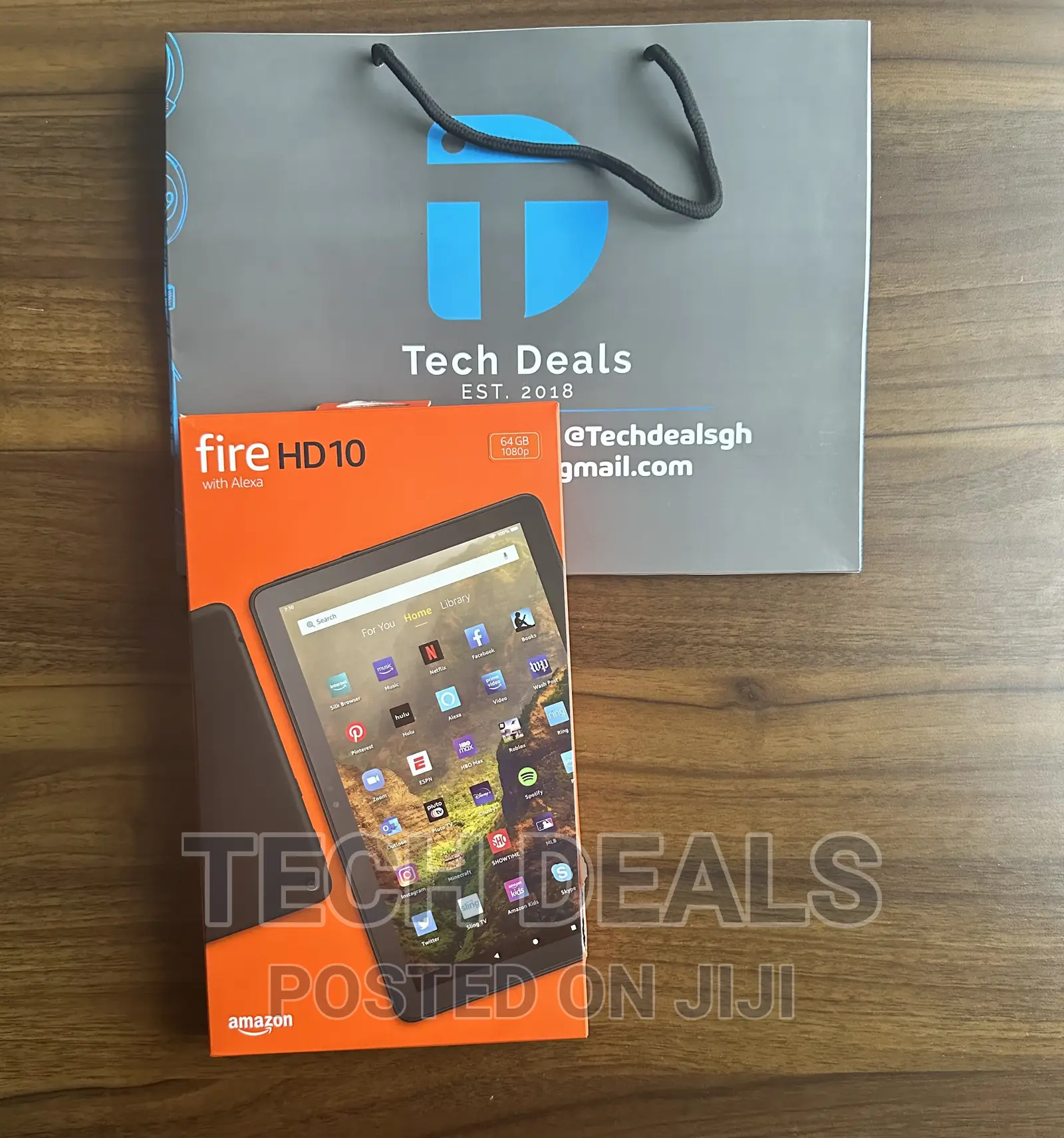 New Amazon Fire HD 10 64 GB Black