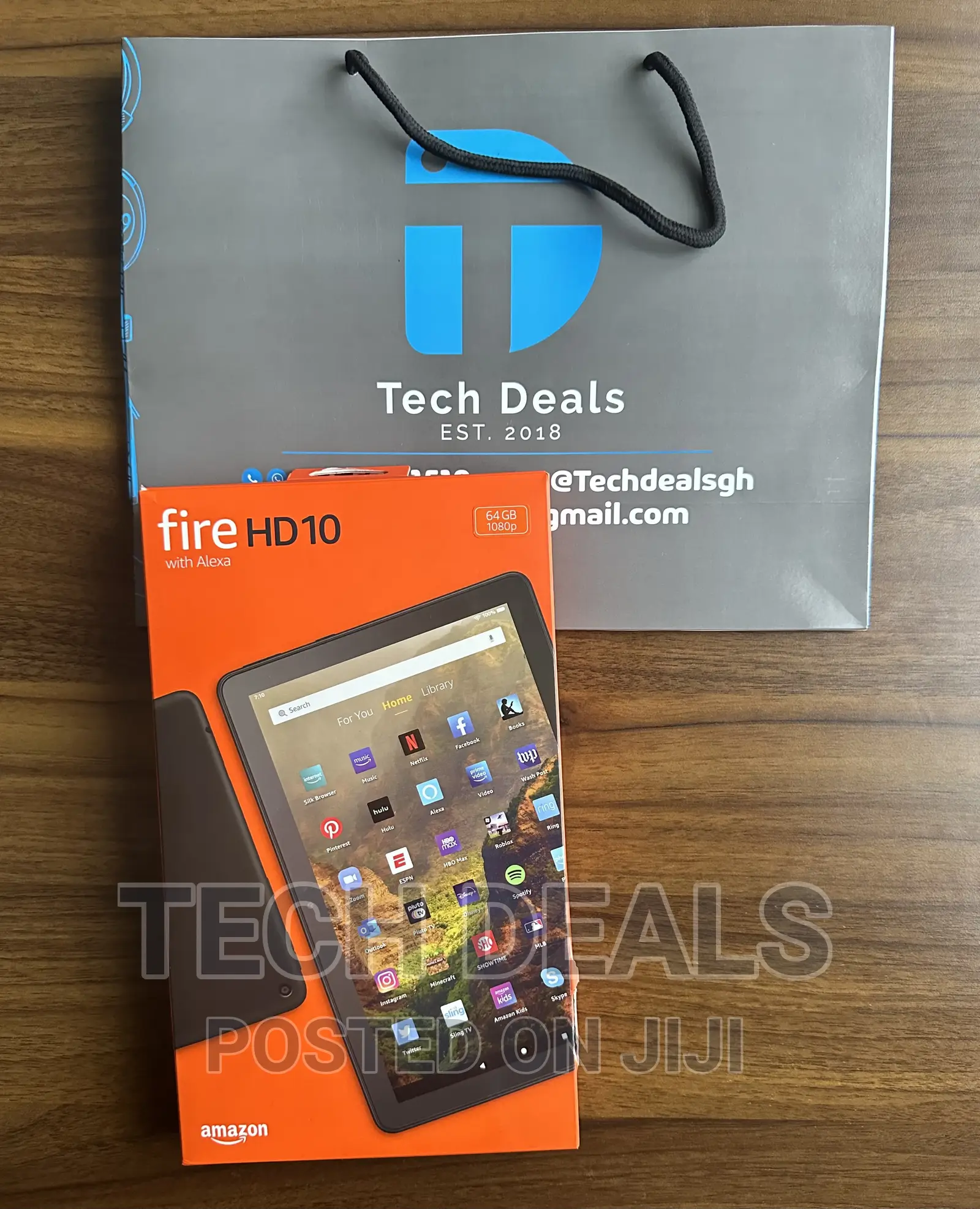 New Amazon Fire HD 10 64 GB Black