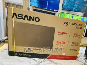 Quality Yet Affordable Asano 75 Inch Uhd Smart Tv(Black)