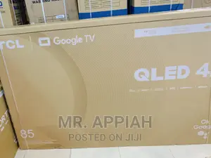 Brand  New TCL 85C645 QLED Smart Tv(85 Inch)Black 
