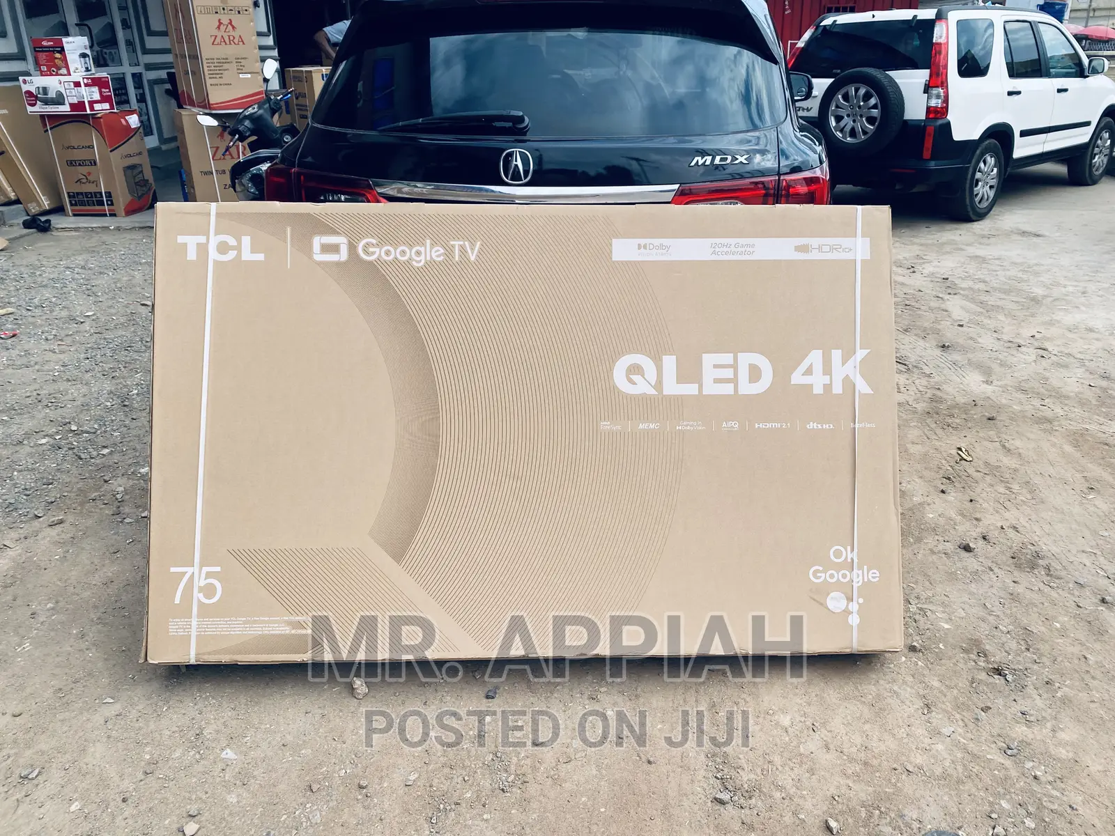 Authentic TCL 75-C645 QLED Smart Google Tv(75 Inch)Black