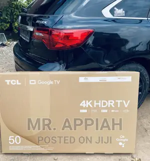 Authentic TCL 50P635 50 Inch HDR Google LED Tv(Black).