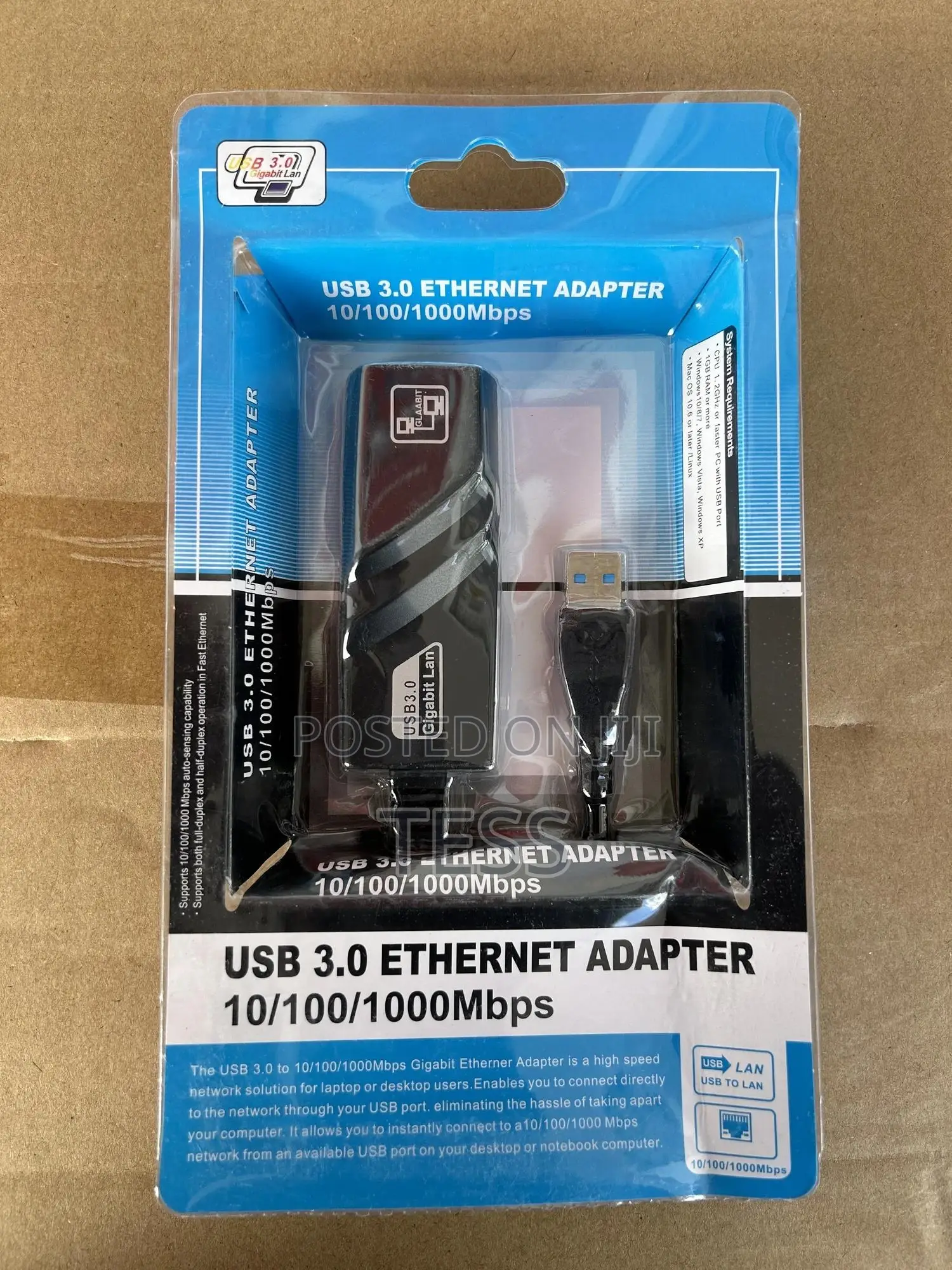 Usb to Lan Ethernet Adapter 10/100/1000mbps Usb 3.0