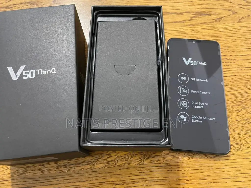 New LG V50S Thinq 256 GB Black