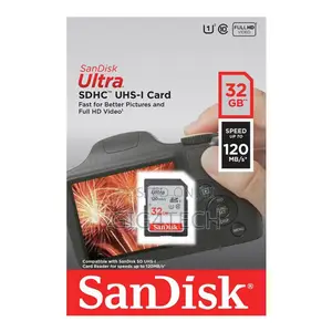 Sandisk Ultra 32gb 120mbps Sd Card