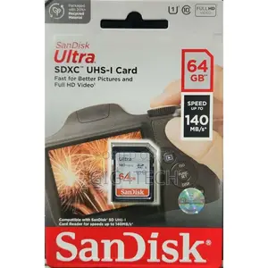 Sandisk Ultra 64gb 140mbps Sd Card