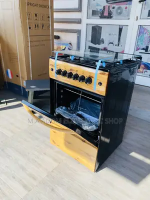 Classic Design Volcano 50x50 4 Gas Burner(Wooden) With Oven.