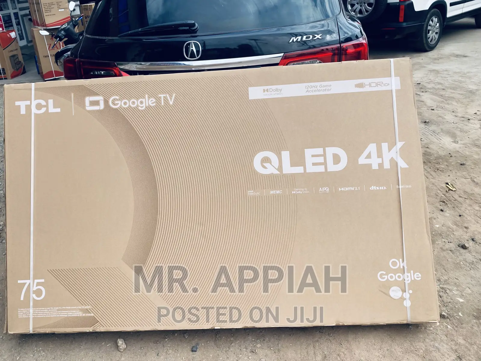 (75-C645)Long Lasting TCL 75 Inch QLED Google Tv(Black)