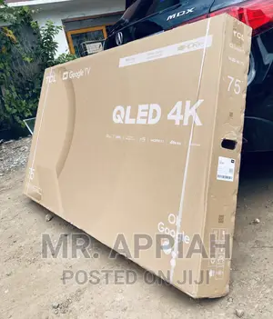 Sleek Design TCL 75-C645 75 Inch QLED Google Tv(Black).