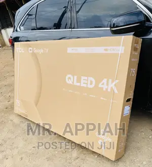 Authentic New TCL 75-C645 75 Inch QLED Smart Tv(Black) 