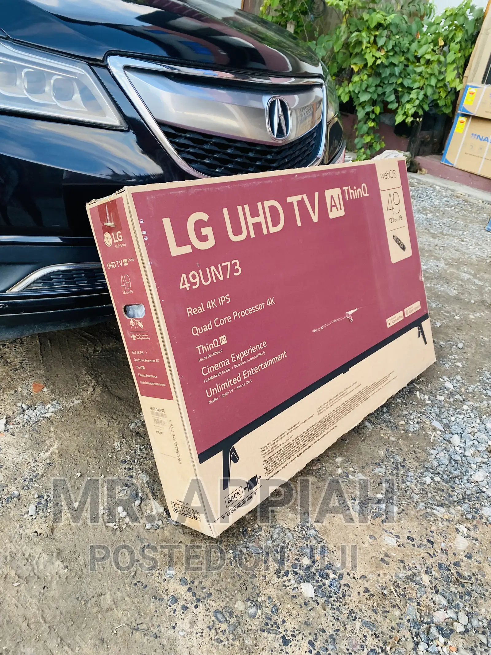 Fast and Efficient LG 49inch Uhd Smart Tv(49un7340)Black