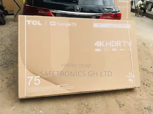 Clear Glossy Led TCL 75 Inches P635 Smart Tv