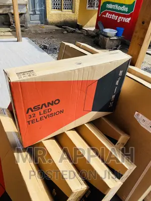 Compact and Affordable Asano 32” Satelite Led Tv(Black).