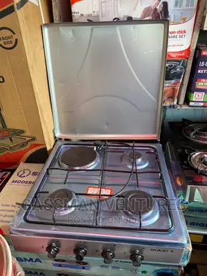 4 Burner Electric and Gas Stove