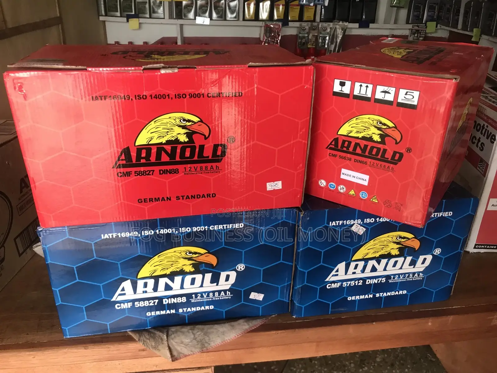 Arnold Car Battery 17plates