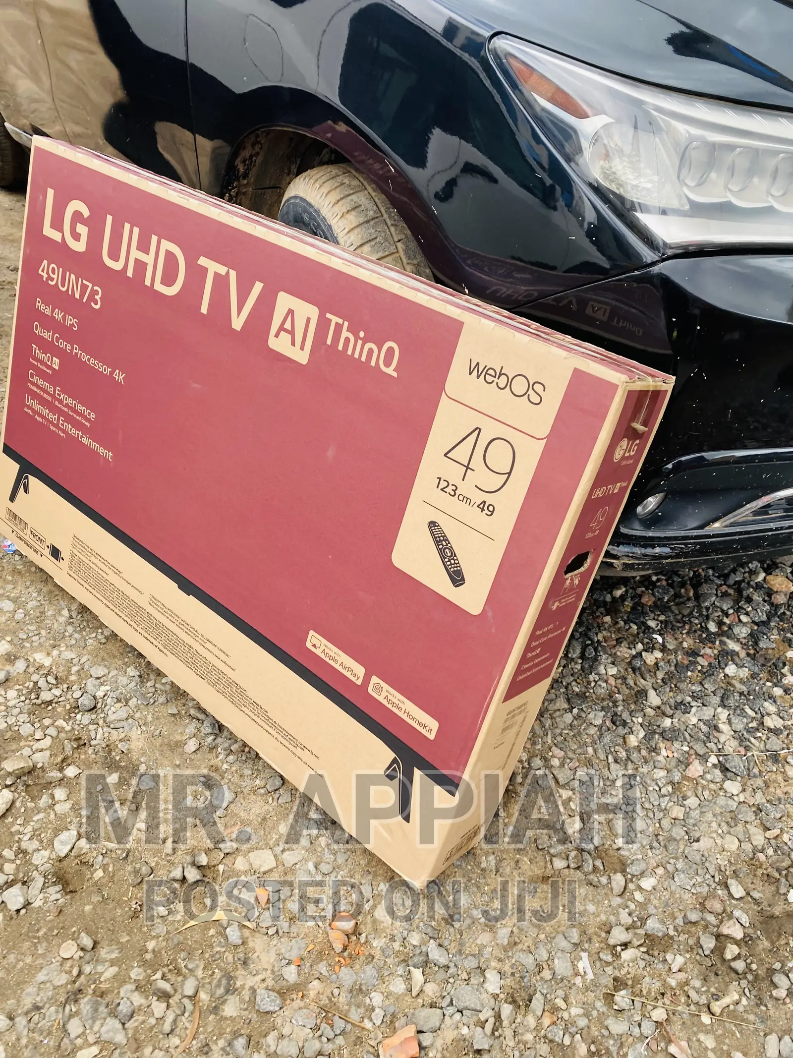 Durable LG 49 Inch Uhd Real Smart Tv(Black) 49un7340