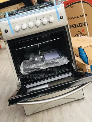 Gray Volcano 50x50 4 Gas Cooker Rotisserie Oven With Grill 