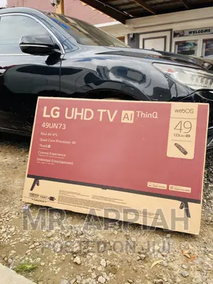 Reliable and New LG(Black)49” Smart Uhd LED Tv 49un7340