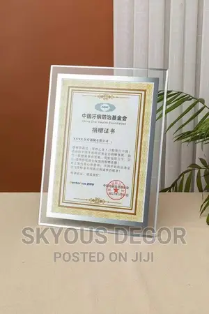 Glass Photo Frame for Your Customize Works