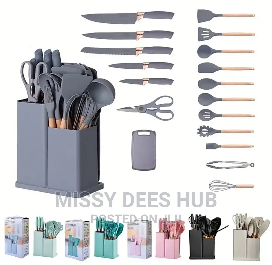 19pcs Silicone Kitchen Set