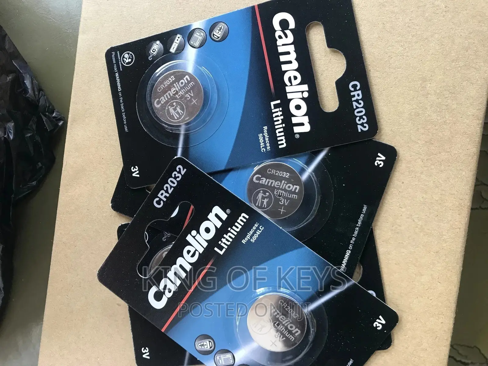 Original Key Remote Batteries Panasonic and Khameleon