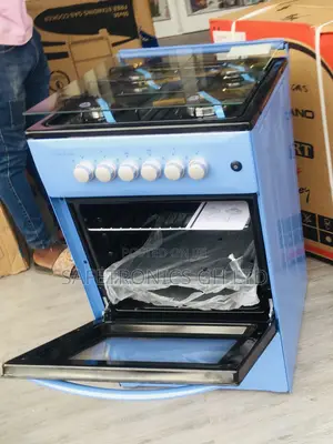 4 Gas Burner Oven With Grill 50x50 Volcano Blue