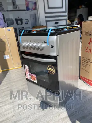 Latest and Neat Ferre 50x55 4 Gas Cooker With Oven(Gray) 