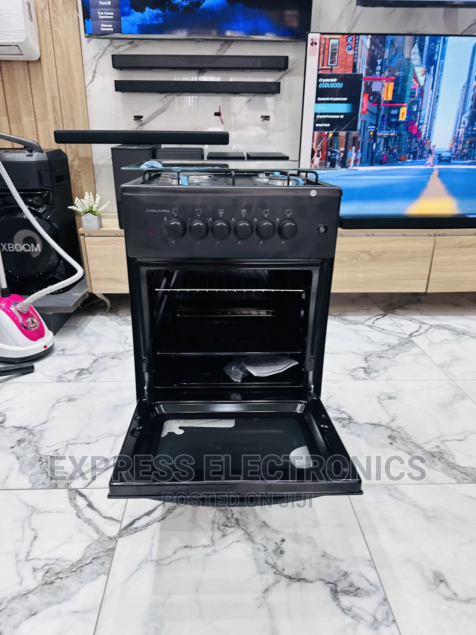 Highly Recommend Black Gas Stove Stove 4burner Oven
