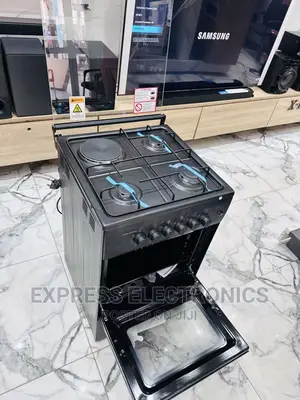 Efficient Cooking Gas Electric Oven 3-1 Stove Oven Black