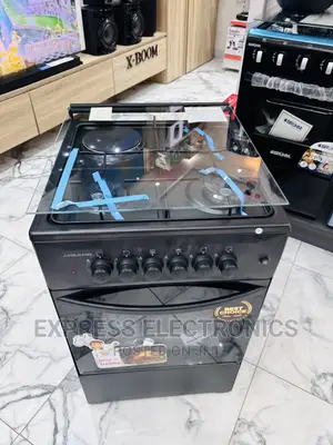 Get Gas Cooking Deal 3-1 Stove Oven Grill Black 50/50