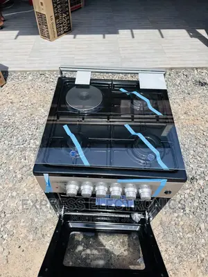 Enjoy Our Gas Electric Stove 3-1 Stove Oven Grill Sliver