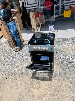 Very Elegant Design Sliver Gas Electric Stove 3-1 Oven
