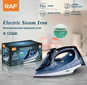 Electric Steam Pressing Iron - Blue/Black