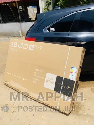 Energy Saving LG 70 Inch Uhd Real  LED Tv(70UR80003)Black