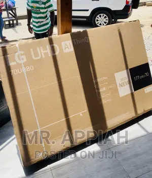 Elegant Black LG 70 Inch UHD Tv(70UR80003) 