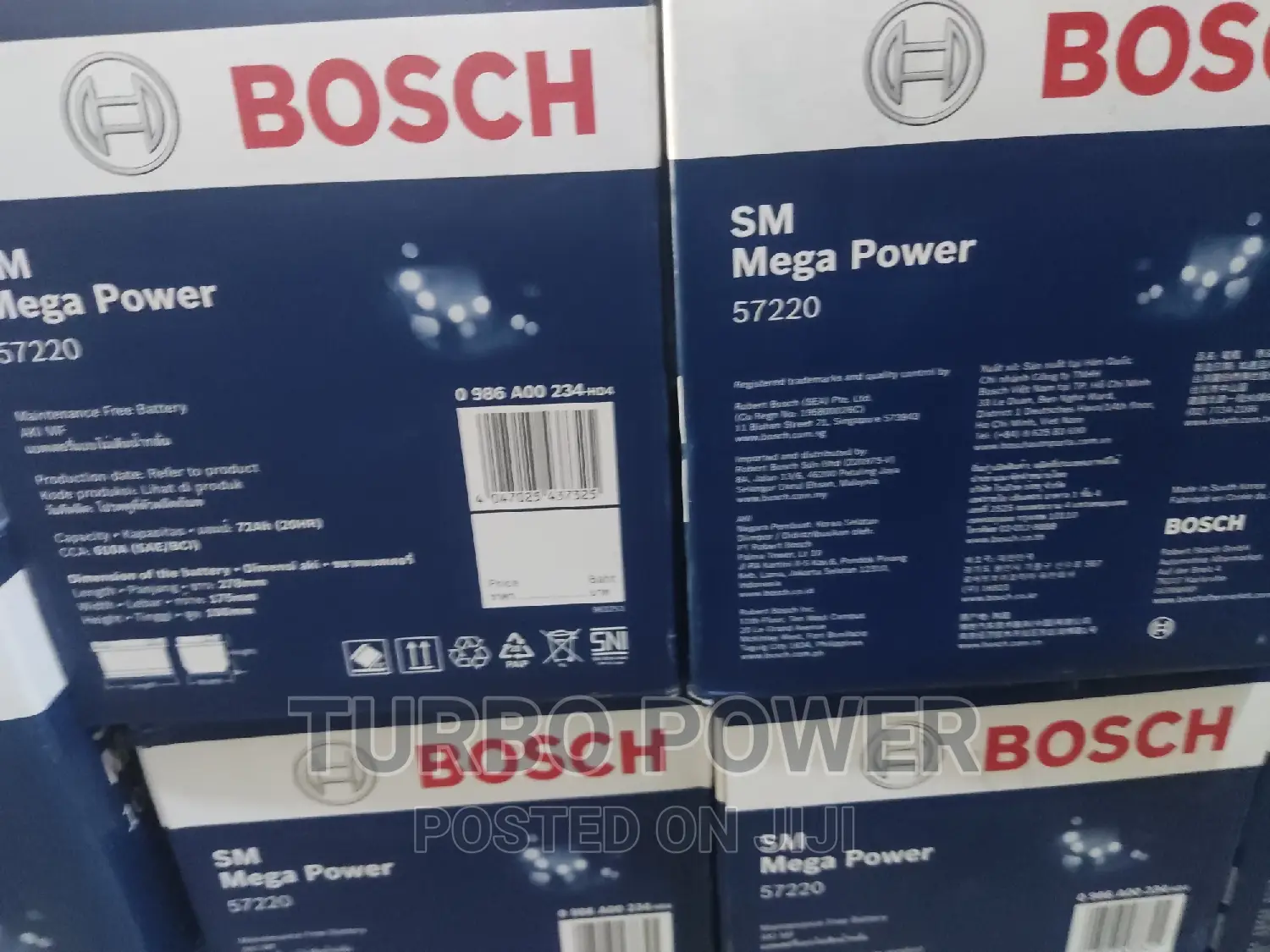 Origina Bosch Batteries Made in South Korea 15 Plates 57220