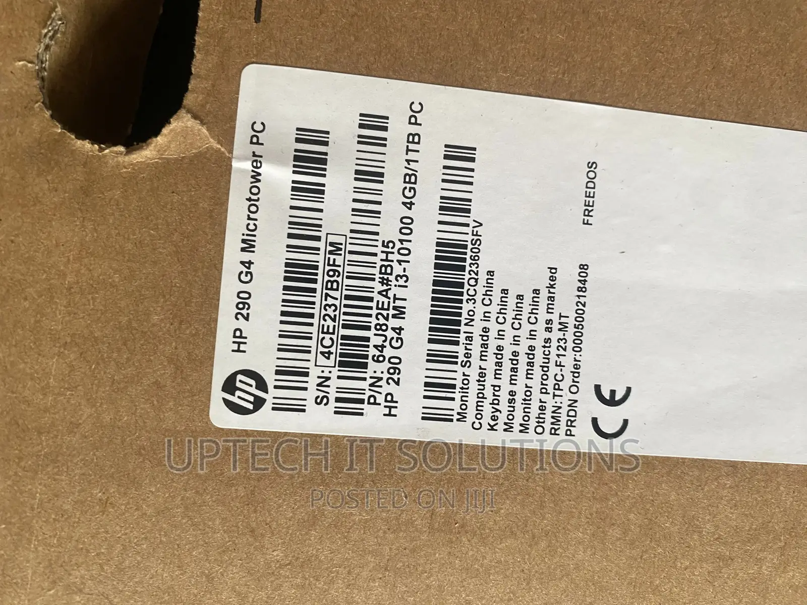 New Desktop Computer HP 290 G4 All-in-One 4GB Intel Core I3 HDD 1T