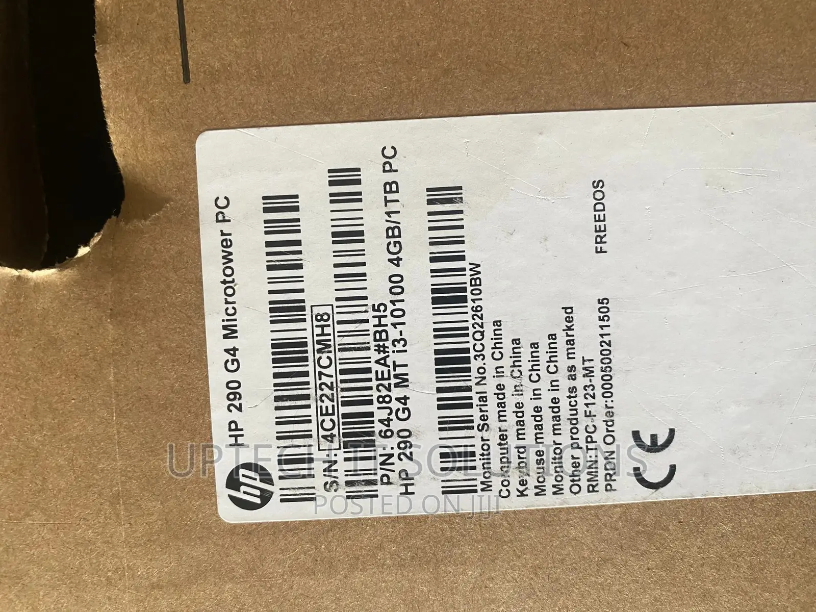 New Desktop Computer HP 290 G4 All-in-One 4GB Intel Core I3 HDD 1T