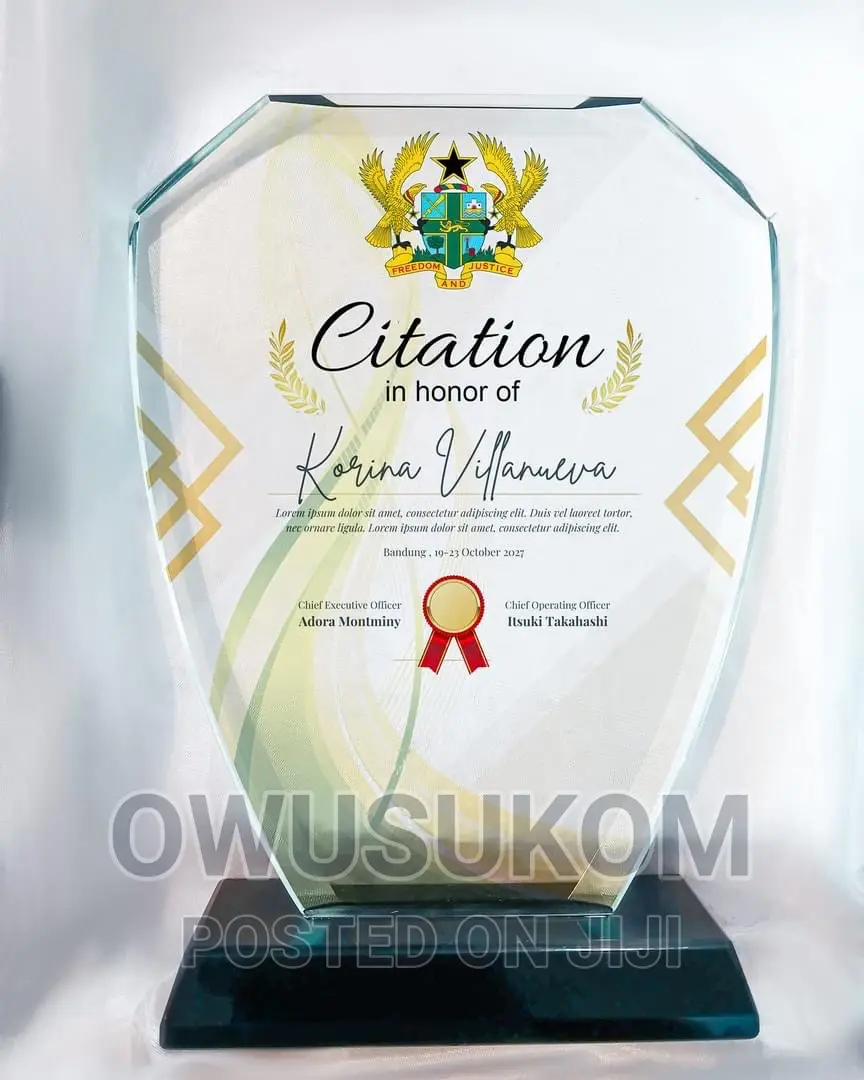 Award Plaque