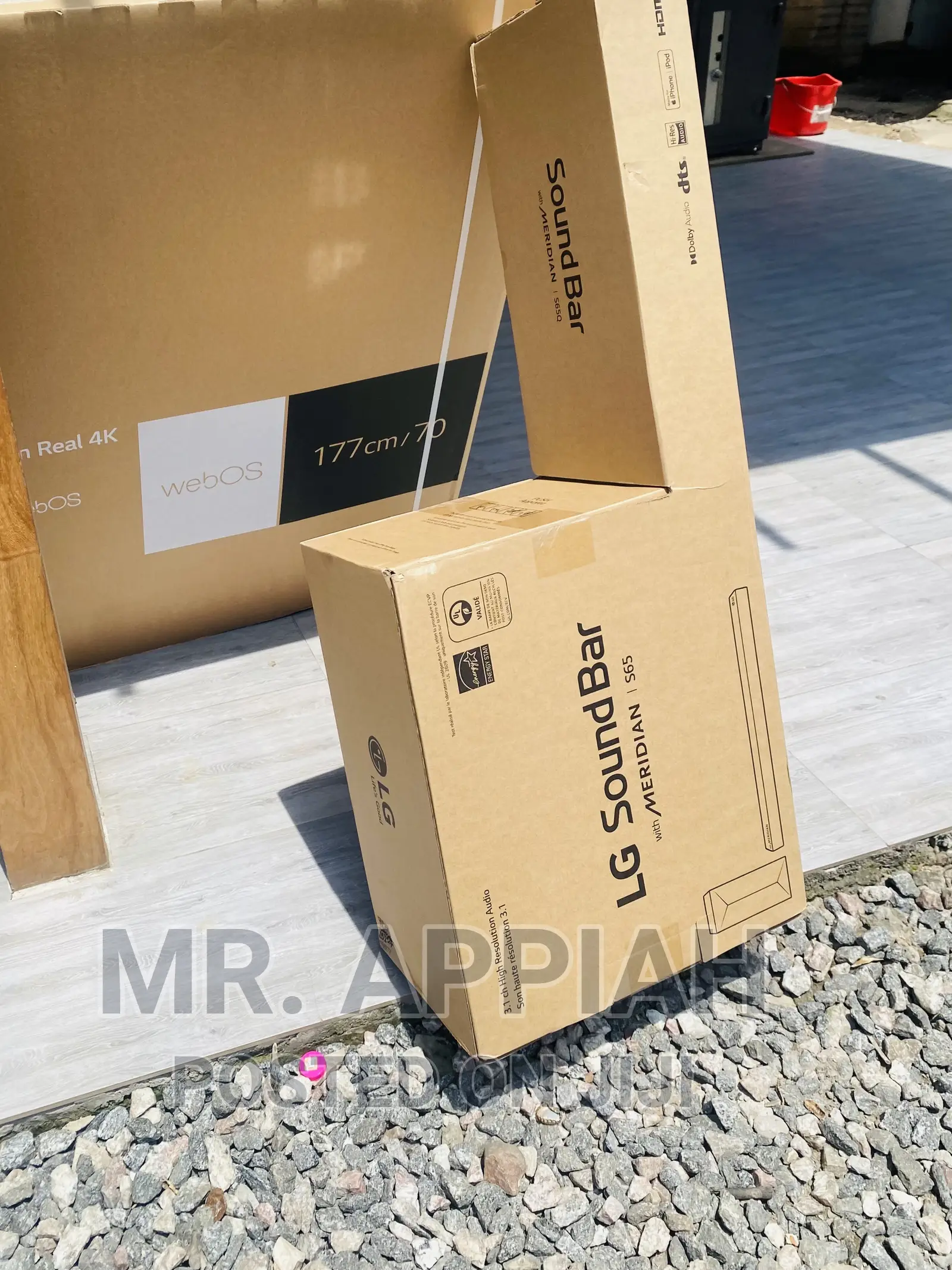 Solid LG S65q 3.1ch 400W Bluetooth Wireless Soundbar,S65q