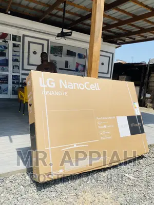 Brand  New LG 70 Inch UHD Smart Tv(70NANO763)Black 