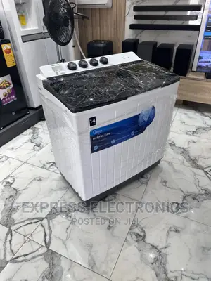 The Powerful Semi Auto WM Midea Topload 14kg Twintub