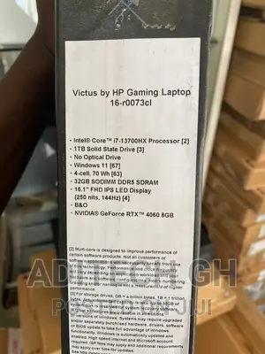 New Laptop HP Victus 16 32GB Intel Core I7 SSD 1T