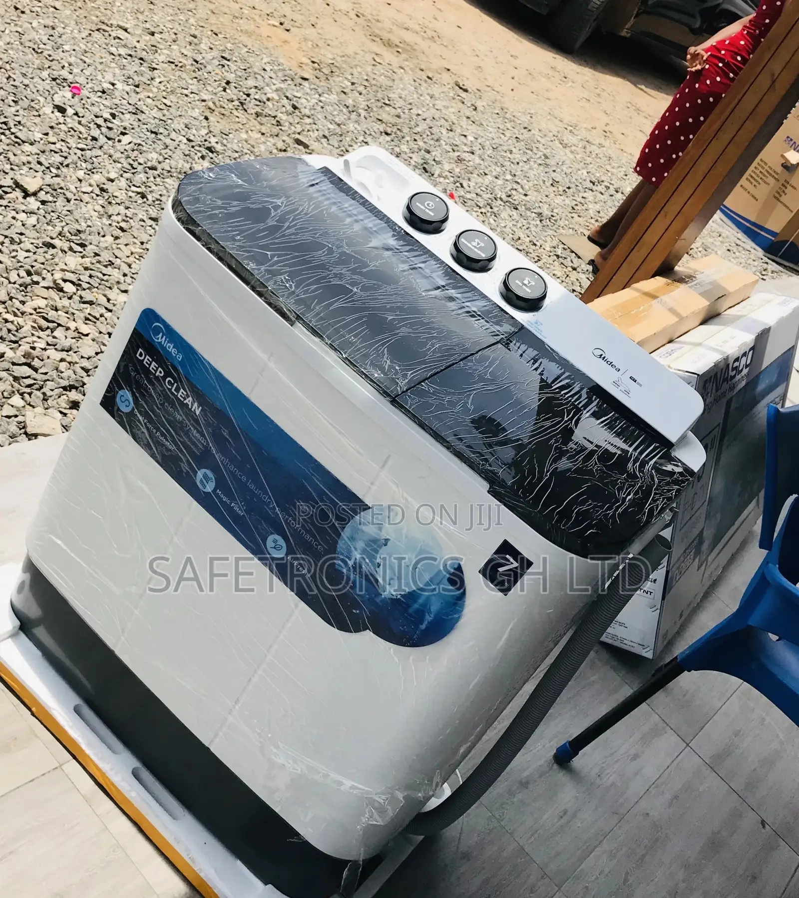 Midea Twintub Washingmachine 7kg Topload Semiautomatic 