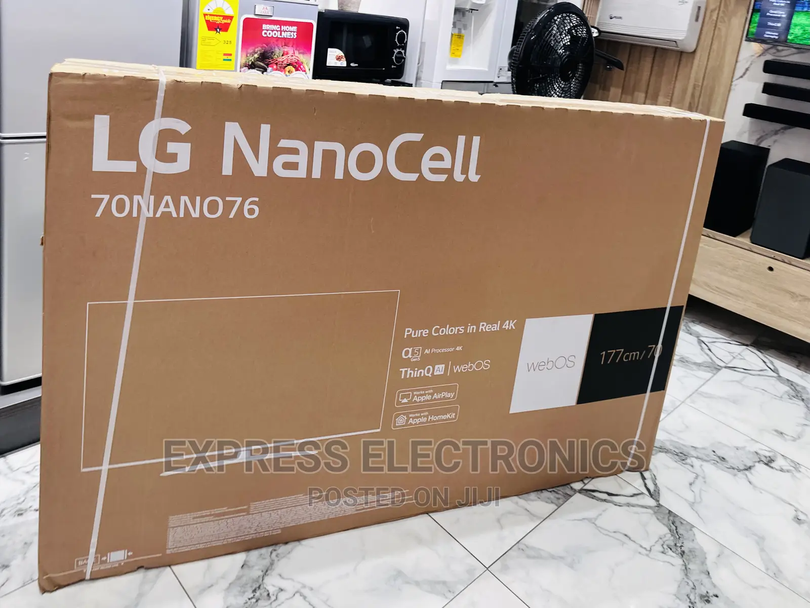 Zealous Sleek UHD Smart 70”Nano76 LG