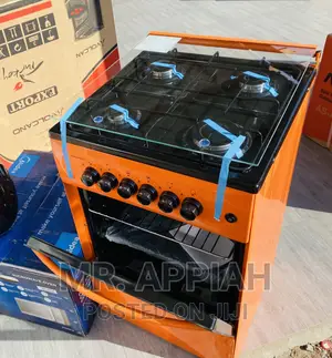 Volcano 50x50 4 Gas Oven and Grill(Orange Color).