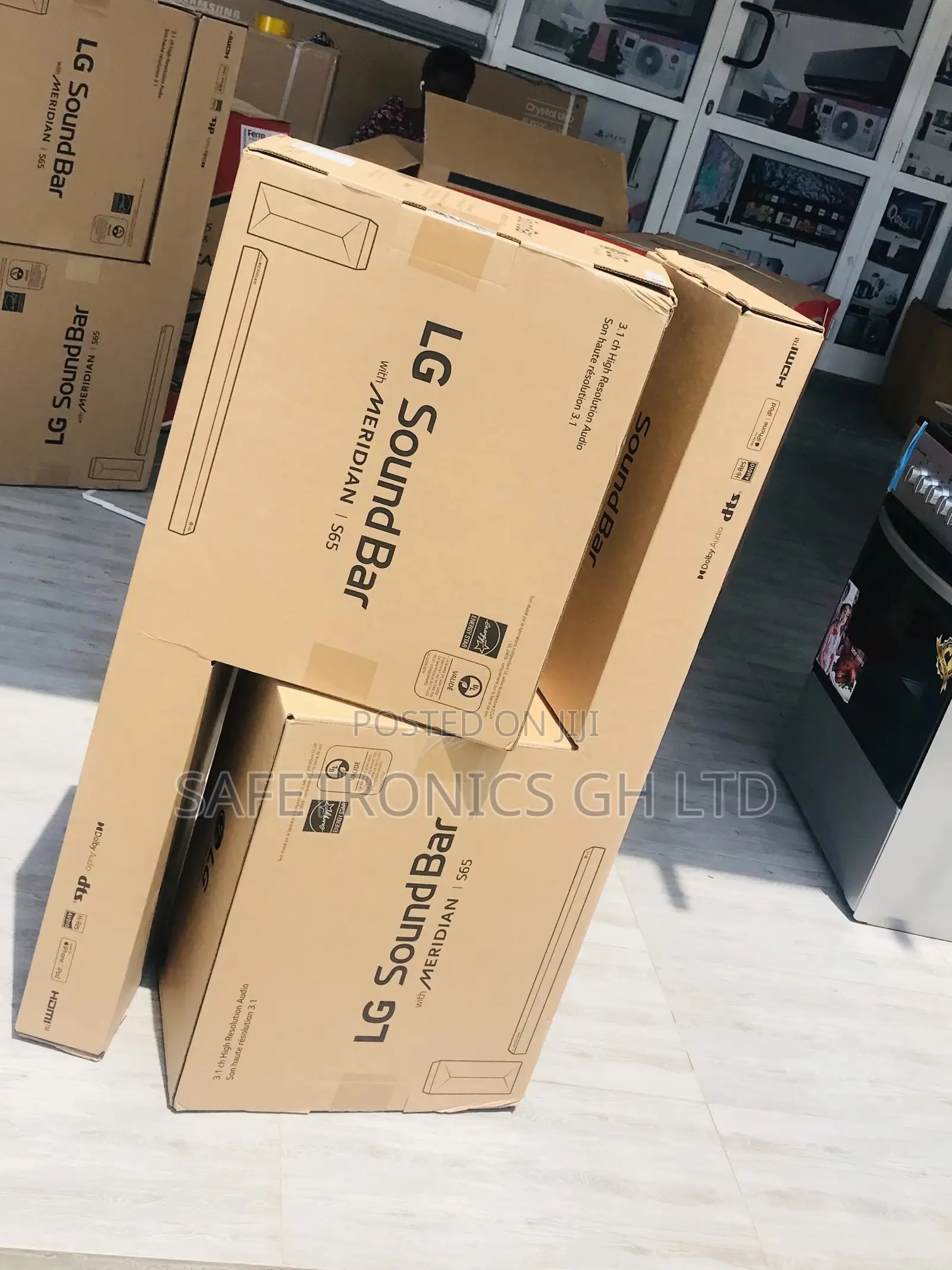 Wireless Lg S65Q Soundbar Bluetooth Subwoofer Black 