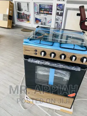 Reliable and Convenient Midea (BMG6060-WD)4 Gas Cooker 