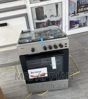 Quality Chigo Auto Ignition 60x60 4 Gas Burner + Oven(Gray)